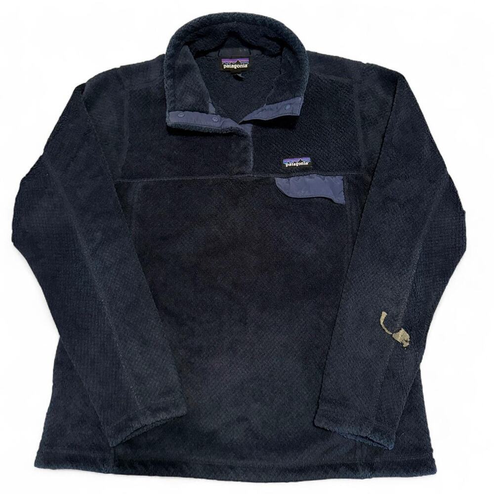 Navy Patagonia Women’s Re-Tool Snap -T Pullover Sweater fleece